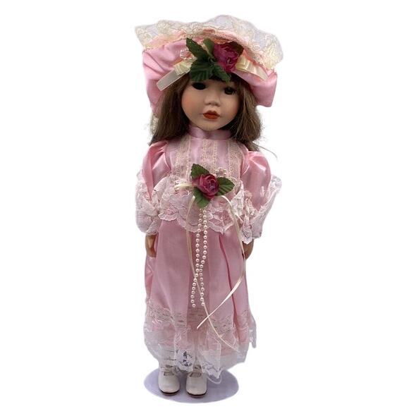 Vintage Menie Shelley Handcrafted Collectible Limited Edition Porcelain Doll 16" - Picture 5 of 12